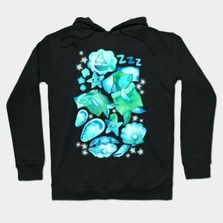 Fin-tastical Dreams on an Ocean Bed Hoodie